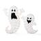 Glitzhome® Set of 2 Lighted Halloween 2.5D Ghosts Family Outdoor Decor